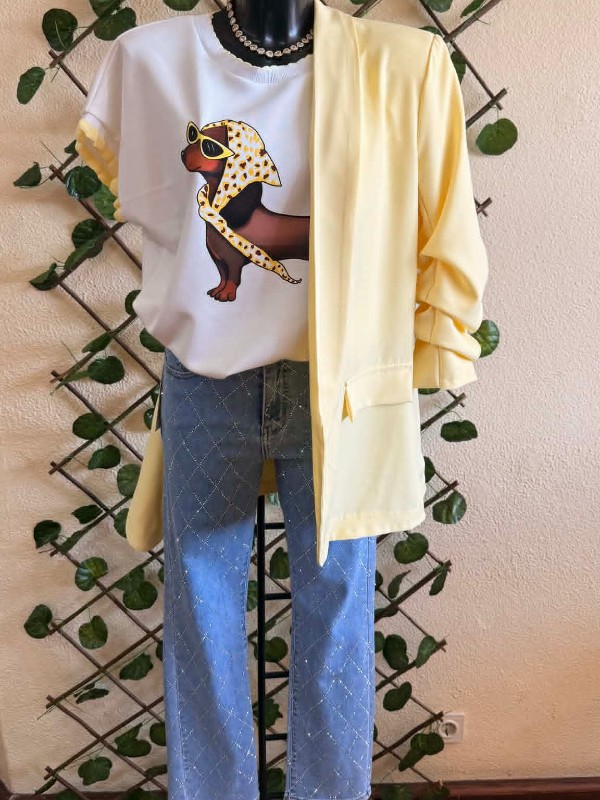 Camisola Salsicha com lenço